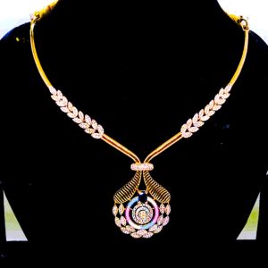 18K Rose Gold Necklace For Women's